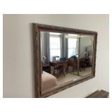 Nice great framed beveled mirror