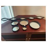 6 piece Mirror decor