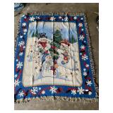 Snowman tapestry