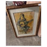 Signed man playing guitar picture