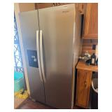 Whirlpool stainless side-by-side refrigerator