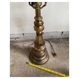 Heavy brass lamp