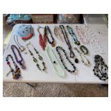 Large lot of beaded necklaces ï¿½ all