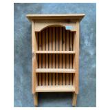 Wooden shelf