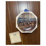 Terry Redlin deer plate