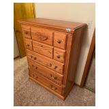 Wooden chest of drawers