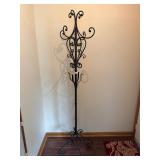 Heavy metal coat rack