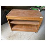 Rolling laminate shelf