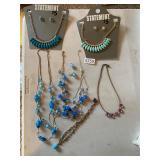 Blue, green, purple beaded jewelry ï¿½ all