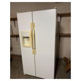 Hotpoint White side-by-side refrigerator ï¿½ read
