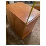 Wooden nightstand