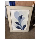 Blue leaf picture