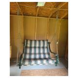 Hanging bench swing
