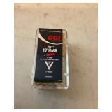 50- CCI- tnt 17 HMR ammo