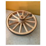 Wooden wagon wheel