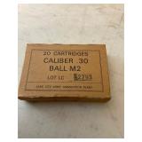 20 Ball caliber .30 M2