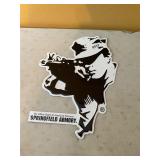 Springfield Armory metal tin sign