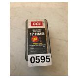 50 rounds CCI 17 HMR hollow point