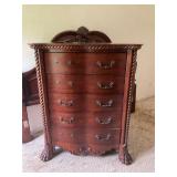 5 drawer wood chest drawers