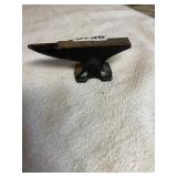 Black cast iron hobby anvil