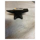Black J Deere 1937 cast iron hobby anvil