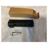 Black tactical hand guard modular rail