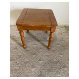 Wooden end table