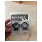 CZ 527 - 30mm  rings aluminum. 16mm dovetail