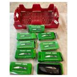 9- pocket knifeï¿½s - special forces w coke crate
