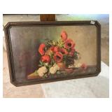 Vintage Framed flower picture