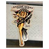 Sailor Jerry spiced rum metal / tin sign