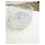 Ribbed Crystal bowl