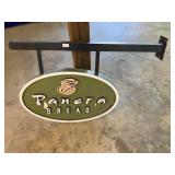 Panera Bread sign and mount