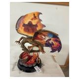 Bradford Exchange Realm Dragon- Battle Fires Fury