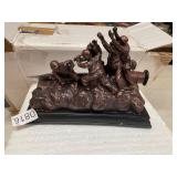 Raising of the Flag Iwo Jima w/ Bowie style knife