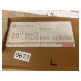 5- New white 20ï¿½ buffer/ -polisher  pads