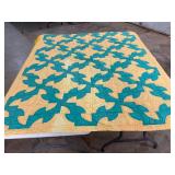 67 x 77 hand sewn quilt