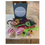 Mardi Gras Rio beads and decorations