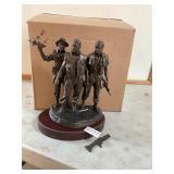 3 brothers in arms - statue - gun needs glued