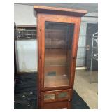 Lighted side cabinet