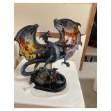 Bradford Exchange Realm Dragon- Battle of Valor