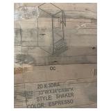 33 x 84 oven cabinet with 3 drawers - espresso