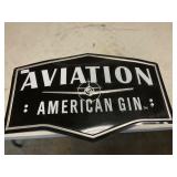 Aviation, American Gin metal / tin sign