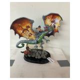 Bradford Exchange Realm Dragon- Valiant Leap