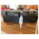 2- plastic battery boxes