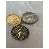 Brass belt buckles