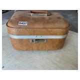 Vintage hard cosmetic suitcase