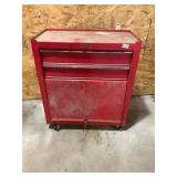 Rolling metal toolbox