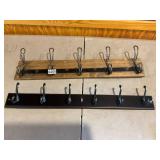 2- wall coat / hat racks