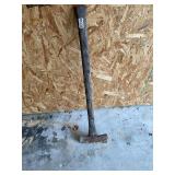 Wood handle double bit axe